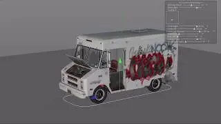 Graffity Step-Van C4D Rigg
