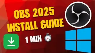 🖥️ Install OBS Studio in 1 Minute &ndash; 2025 Windows Tutorial