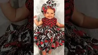 Gorgeous kids Ankara dress and patterned styles#style with muskiii