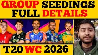 🔴 SB LIVE DISCUSSION: |T20 World Cup 2026 Group Seeds| T20 World Cup Super 8 Seeding Format