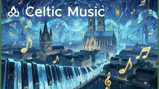 Celtic Evening Piano Uplifting Fantasy Music for Night Productivity