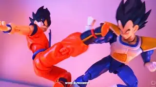 Dragon Ball Z: Stop Motion Goku Vs Vegeta (Sneak Peak Clip)