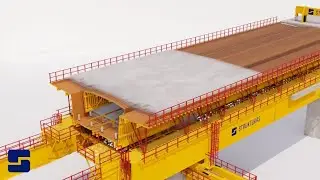 Underslung Movable Scaffolding System Box Cross Section typical cycle