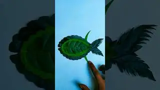 leaf fish art 🐟 #shorts #youtubeshorts #art #short #fish