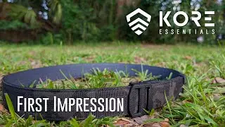 First Impression of the KORE ESSENTIALS Multicam Black Tactical Nylon Gun Belt 1.5