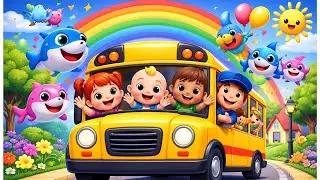 Let&rsquo;s Go on a Trip! | Car, Bus & Tractor Song for Kids | CoComelon Style Nursery Rhymes🌈