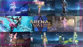 Novas skins| Airi |Veera |Lauriel |Diaochan |Butterfly |Ishar |Bright | Cre:Codex aov | Cre:Hex aov