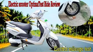 Hero Electric scooter OptimaTest Ride Review ,Best Average in indea,Hero Electric mileage test |😚👌