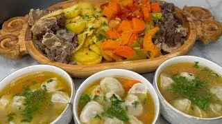 МАНТОВАРКАДА Сорпа,Картошка,Пельмен дайындаймыз😍