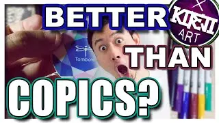 BETTER THAN COPICS? - unboxing artsnacks tombow bonus box