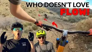 New Flow Trail In Southern California's High Desert | Mountain Biking Heckle And Jeckle Trail at P12