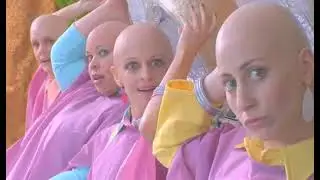 Bald Women in Vodka Ad