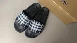 Burberry Check Slides Black Calico Review From Supkicks