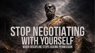 STOP NEGOTIATING WITH YOURSELF | When Discipline Stops Asking Permission | Stoic Life Rules
