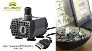 HEISSNER - Indoor Mini Pumpe mit USB-Anschluss P280-USB
