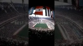 Best XI of World cup 1986 💀🔥 || #shorts #football #edit #viral