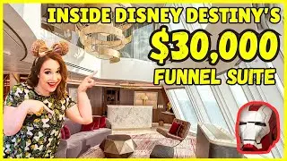 Экскурсия по каюте Funnel Suite на борту лайнера Disney Destiny | Внутри САМОЙ ДОРОГОЙ каюты в море