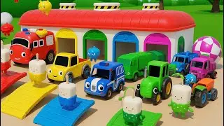 Full Episode: Fire Trucks, Police Cars & Colorful Eggs &ndash; Finger Family Nursery Rhymes for Kids