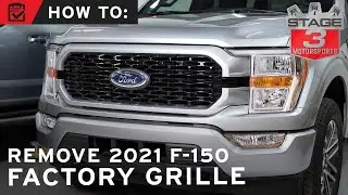 How to Remove 2021+ F-150 Factory Grille
