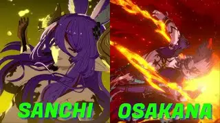 GBVSR High Level Gameplay Sanchi Galleon VS Osakana Wilnas