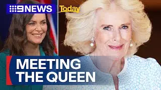 Aussie's 'incredible' meeting with Queen Camilla in Canberra | 9 News Australia
