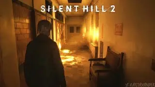 Silent Hill 2 Remake Hospital Brookhaven Ambience | Golden Hour Calm & Quiet Hallways