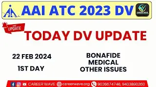 AAI ATC DV FIRST DAY | COMMON DOUBTS | MEDICAL TEST | ALL DETAILS