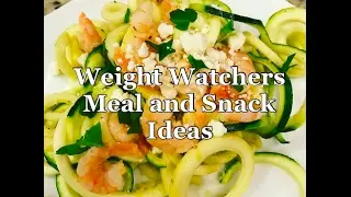 Weight Watchers Smart Points Meal and Snack Ideas