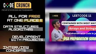 Code Crunch Academy: DSA, Java, Development & Interview Mastery &ndash; Free Course Playlists with Support