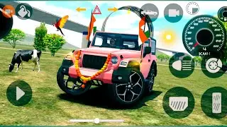 Dollar (song) New Car Simulator 3d Mahindra Black Thar😈 Driving - Indian Car Simulator 2025 part 102