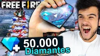GASTEI 50 MIL DIAMANTES NO FREE FIRE E LIBEREI TUDO!