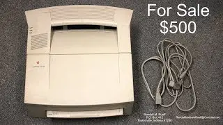 Randall M. Rueff's used Apple Laserwriter 4/600 (In Good Condition) for sale for only $500