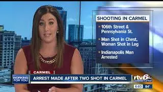 Man arrested in connection with double shooting in Carmel