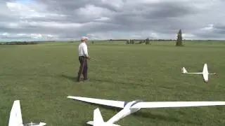 Model gliders at Maraekakaho March 2011