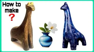 DIY Giraffe Home Decor Showpiece Tutorial