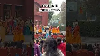 A day in my life | Maitreyi college | cultural exchange fest | #delhiuniversity #southcampus #vlog