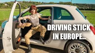 driving a MANUAL car (my FIRST TIME) in france?!!