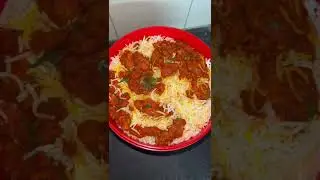 Red bucket biryani taste 😱🤤 | Ameerpet || #shorts #shortvideo #food #foodie