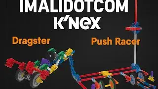 🏁 DIY Maxima K&rsquo;Nex Dragster & Push Racer Stadium Build | Racing Car Construction Set 🏎️#imalidotcom