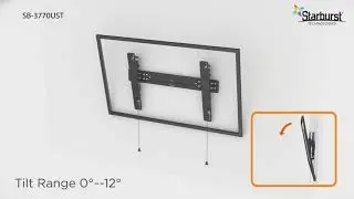 STARBURST TECHNOLOGIES Model SB-3770UST ULTRA SLIM TV-DISPLAY TILT WALL MOUNT