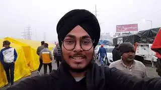 AWESOME  TROLLEY IN/ GHAZIPUR BORDER 6th day (VLOG IN HINDI)