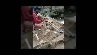 DIY scraft metal/making of simple hog gate