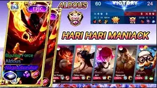 Build Farming Aldous cepat dapat stack,  ⁨@mlbb