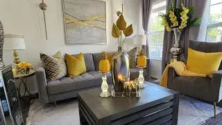 LET'S DECORATE SOME COFEE TABLES | BEAUTIFUL SUMMER COFFEE TABLE IDEAS USING YELLOW