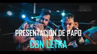 MINUTO de PRESENTACI&Oacute;N de PAPO con LETRA | FMS Jornada 7 2019