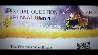TEXTUAL EXERCISES, QUESTION ANSWER THE WIT THAT WON THE HEARTS