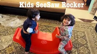 We ordered a new rocker seesaw for kids online - heres how they reacted