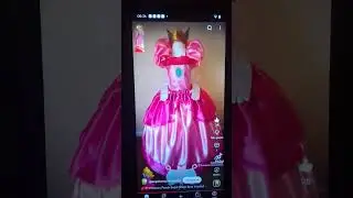 princess peach tutu dress