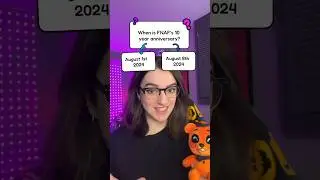 FNAF 10 Year Anniversary Quiz! #fnaf #fivenightsatfreddys #fnafquiz