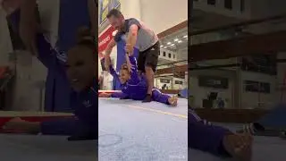 No bones left in my body after watching this 😂 (via rebecaandrade4/TT) #gymnast #gymnasticsolympics